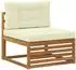 vidaXL Gartenlounge-Set mit Kissen, 10-tlg., Akazien-Massivholz (3383908)