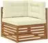 vidaXL Gartenlounge-Set mit Kissen, 10-tlg., Akazien-Massivholz (3383908)