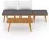 vidaXL Garten-Lounge-Set 4-tlg. mit Kissen, Akazien-Massivholz (3087029)