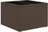 vidaXL Gartensofa-Set 11-teilig mit Kissen, Polyrattan, braun (3228914)