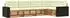 vidaXL Outdoor-Sofagarnitur 5-tlg. natur/creme 331x172,5x73cm (3383363)