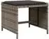 vidaXL Garten-Essgruppe 15-tlg. mit Kissen, grau, Poly Rattan (3278119)
