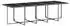 vidaXL Garten-Essgruppe 15-tlg. mit Kissen, grau, Poly Rattan (3278119)