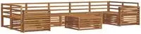 vidaXL Outdoor-Sofagarnitur 8 pcs Natur Massivholz Akazie
