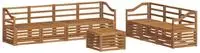 vidaXL Sofagarnituren 8 pcs Natur Massivholz Akazie