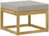 vidaXL Outdoor-Sofagarnitur 5-tlg., weiß und hellgrau (3387480)