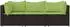 vidaXL Garten-Lounge-Set 3-tlg. mit Kissen, Poly Rattan, braun (319830)