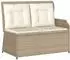 vidaXL Garten-Lounge-Set 6-tlg. mit Kissen, Poly Rattan, beige (3262614)