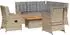 vidaXL Garten-Lounge-Set 6-tlg. mit Kissen, Poly Rattan, beige (3262469)