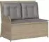 vidaXL Garten-Lounge-Set 6-tlg. mit Kissen, Poly Rattan, beige (3262469)