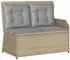 vidaXL Garten-Lounge-Set 6-tlg. mit Kissen, Poly Rattan, beige (3262469)