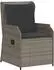 vidaXL Garten-Lounge-Set 5-tlg. mit Kissen, Poly Rattan, grau (3262734)