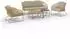 ebuy24 Novella Lounge-Set Stahl beige/sand (46-7701046)