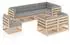 vidaXL Garten-Lounge-Set 8-tlg. mit Kissen, Massivholz Kiefer (3076714)