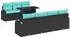 vidaXL Garten-Lounge-Set mit Kissen, 8-teilig, Poly Rattan, schwarz