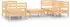 vidaXL Garten-Lounge-Set 5-tlg. Kiefer Massivholz (3082397)