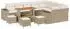 vidaXL Gartenlounge-Set 13-tlg. beige Poly-Rattan (3362051)
