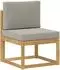 vidaXL Outdoor-Sofagarnitur 9-tlg. weiß und hellgrau (3388070)