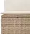 vidaXL Garten-Sofagarnitur 6-tlg. mit Kissen, Poly Rattan, beige (3220177)