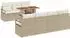 vidaXL Garten-Sofa-Set mit Kissen, 8-teilig, beige/creme (3349672)