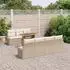 vidaXL Garten-Sofa-Set mit Kissen, 8-teilig, beige/creme (3349672)