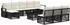 vidaXL Gartenlounge-Set 11-tlg. schwarz Poly-Rattan (3435835)