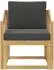 vidaXL Outdoor-Sofagarnitur 2-tlg. Polyester weiß und anthrazit (3438991)