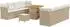 vidaXL Garten-Sofaset 11-teilig, 8-Sitzer, Poly-Rattan, beige/creme (3363406)