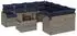 vidaXL Essgruppe 9-tlg., grau (3348441)