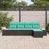 vidaXL Sofa-Set 5-tlg. Poly Rattan, schwarz (3347026)