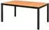 vidaXL Garten-Essgruppe 5-tlg. PVC-Rattan, schwarz/braun (3060126)