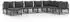 vidaXL Garten-Lounge-Set 8-tlg. mit Kissen, Stahl, anthrazit (3186913)