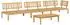 vidaXL Garten-Lounge-Set 4-tlg. anthrazit Akazienholz (3418314)