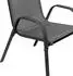 Mojawo Gartengarnitur Non-Wood 5-teilig 80x80cm anthrazit
