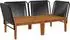 vidaXL Hocker aus Akazienholz und Naturseil, 2er-Set (3407715)