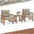 TecTake Lounge-Set Eivissa Rope-Design, XXL-Polsterung, Outdoor