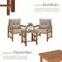 TecTake Lounge-Set Eivissa Rope-Design, XXL-Polsterung, Outdoor