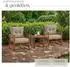 TecTake Lounge-Set Eivissa Rope-Design, XXL-Polsterung, Outdoor