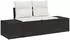 vidaXL Garten-Sofagarnitur 8-tlg. schwarz/creme Poly-Rattan (3349133)