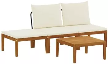 vidaXL St&uuml;hle aus Akazienholz und Naturseil, 4er-Set (3407788)