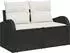vidaXL Garten-Sofa-Set 7-tlg. schwarz Poly Rattan (3346117)