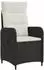 vidaXL Outdoor-Tischset 9-tlg. schwarz und cremeweiß (3422277)