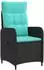 vidaXL Outdoor-Tischset 5-tlg. PE-Rattan und pulverbeschichteter Stahl (3422272)