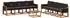 vidaXL Outdoor-Sofagarnitur mit Kissen 9-tlg., natur und schwarz (3381848)