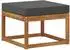 vidaXL Outdoor-Sofagarnitur mit Kissen, 8-tlg., natur/anthrazit (3366805)