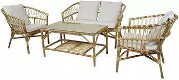 AXI Mary Lounge-Set 4-teilig, Rattan (A090.097.00)