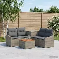 vidaXL Sofa Set 6 stk. Grau und Dunkelgrau 55 x 55 x 37 cm