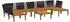 vidaXL Gartenlounge-Set aus Akazienholz & Seil, 8-tlg., natur