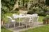 Kawola INDUS Garten-Essgruppe 7-tlg., Aluminium/Keramik, cremefarben (KAB74664671)