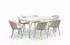 Kawola INDUS Garten-Essgruppe 7-tlg., Aluminium/Keramik, cremefarben (KAB74664671)